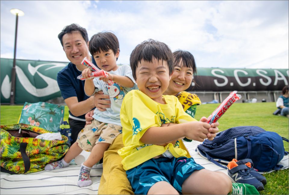 9月21日（土）SC相模原「ドリームデー＆2024明治安田Ｊ3リーグ 第29節 FC今治戦」にてUmios商品のサンプリングを実施！